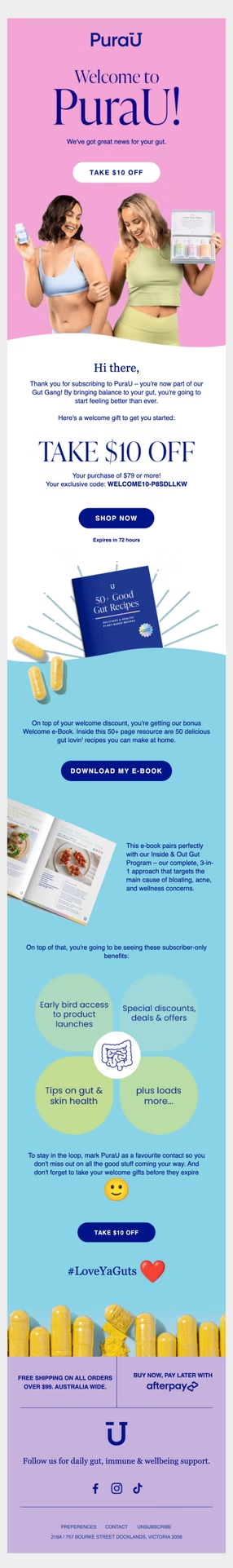 PuraU — Welcome Offer